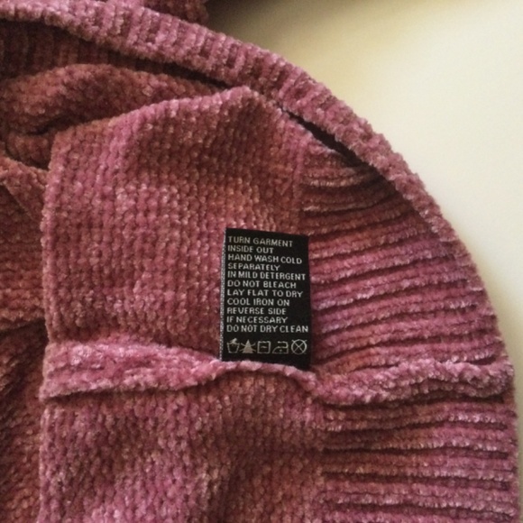 Velvet Heart Pink Chenille Pointelle Sweater Size S NWT, Very Soft and C… - Picture 12 of 14